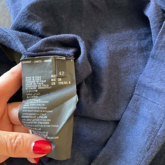 Prada Wool Blend Navy Boat Neckline Knit Sweater , size Small - Picture 9 of 14